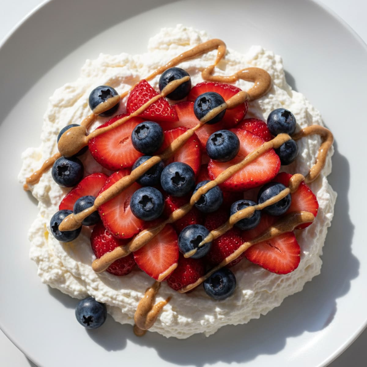Silky Greek Yogurt Protein Mousse with Berries