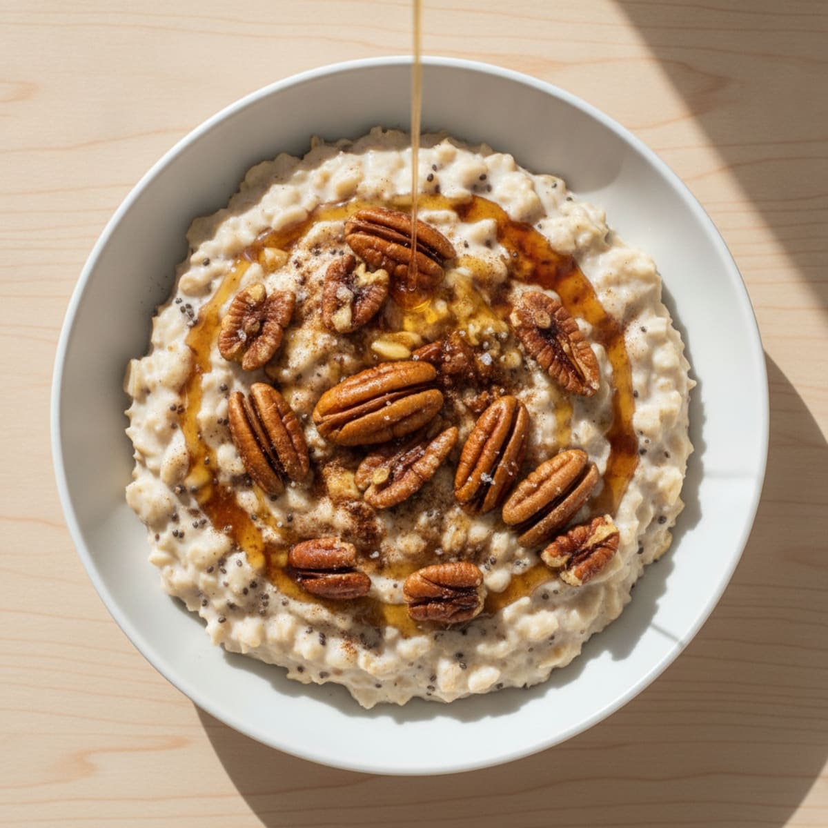 Maple Pecan Overnight Oats