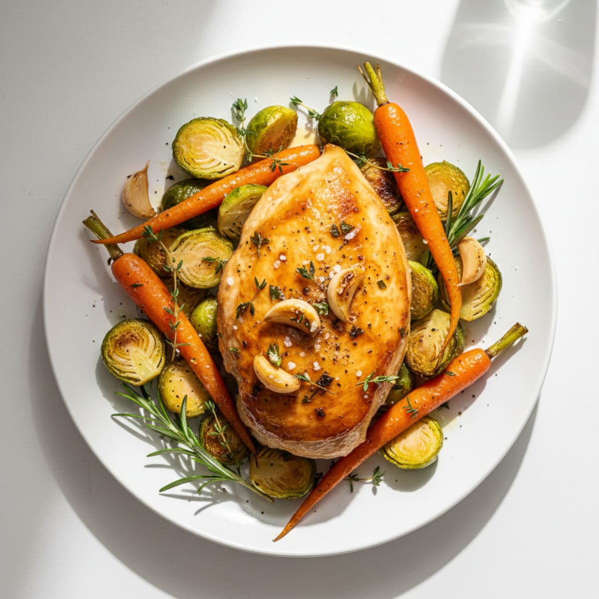 Garlic Herb Roasted Chicken