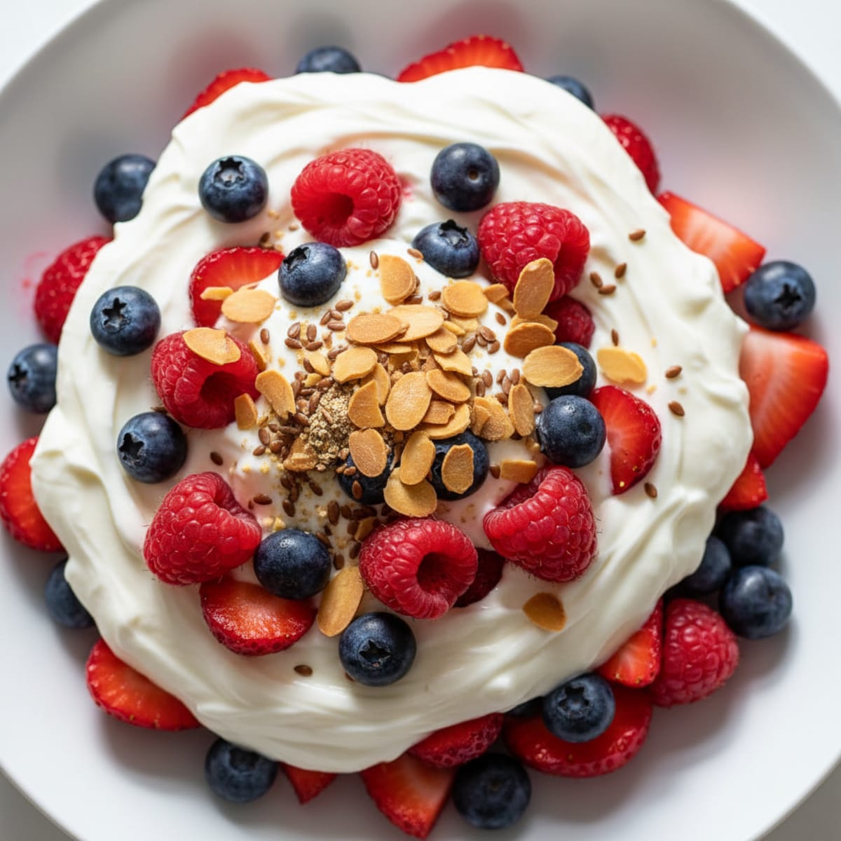 Creamy Greek Yogurt Protein Parfait with Mixed Berries