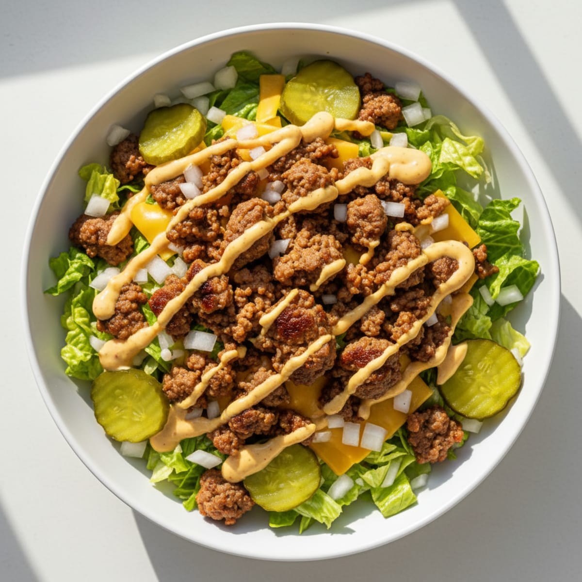 Big Mac Protein Bowl