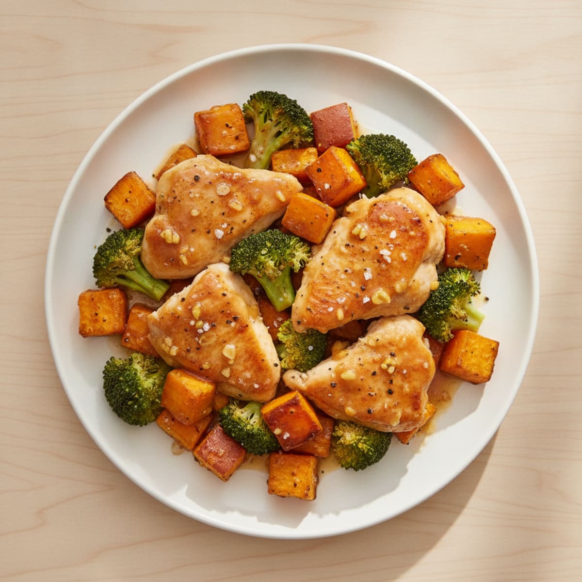 Sheet Pan Honey-Garlic Chicken and Roasted Vegetables
