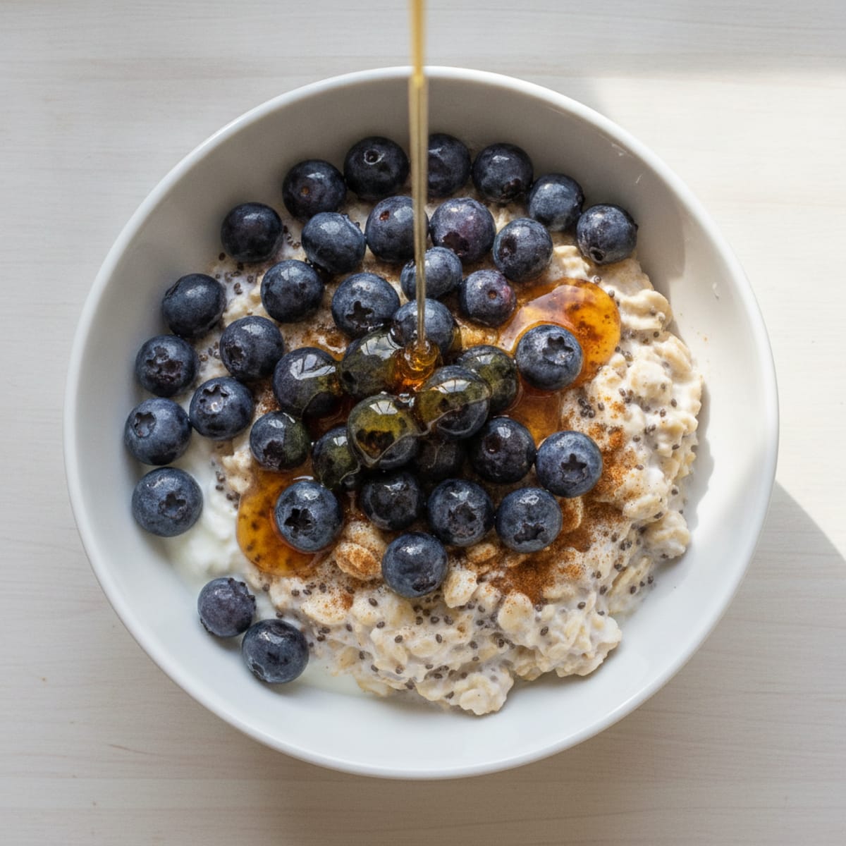 Blueberry Maple Overnight Oats