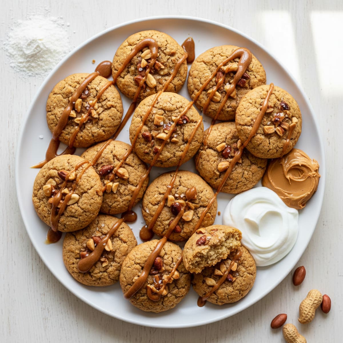 High-Protein Maple Peanut Butter Breakfast Cookies