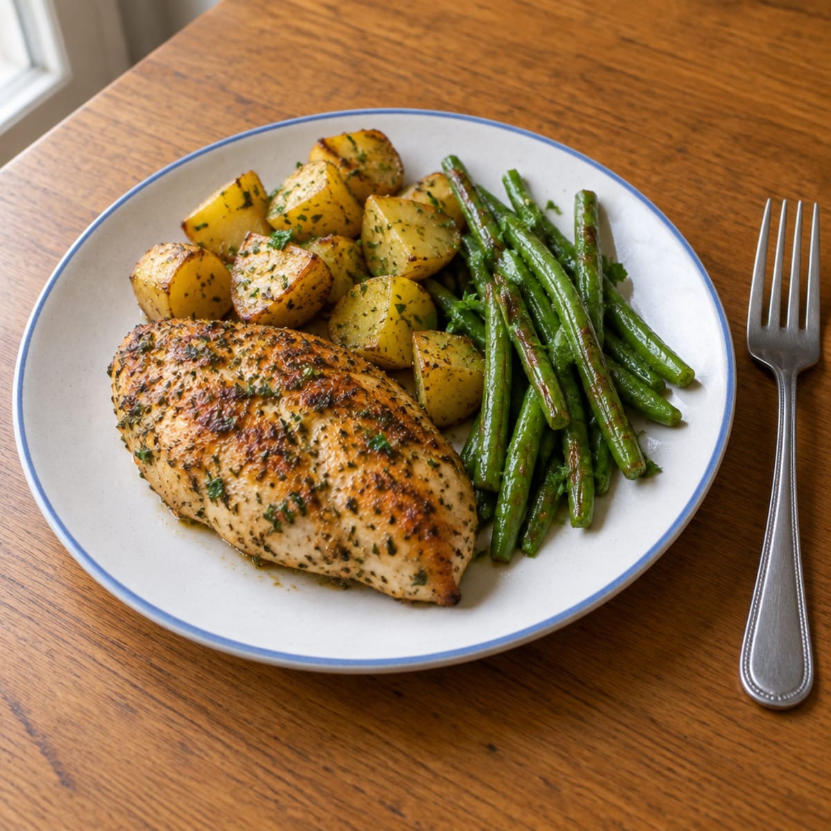 Lemon herb roasted chicken