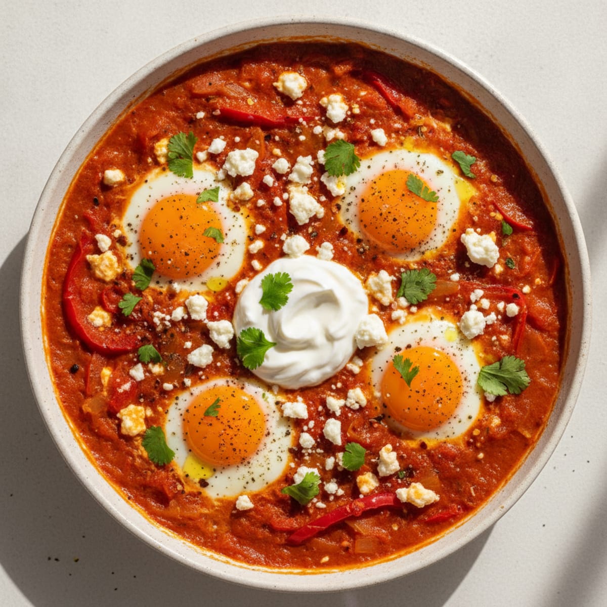 North African Shakshuka with Feta