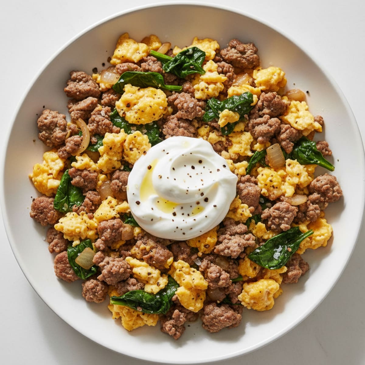 Savory Beef and Egg Scramble
