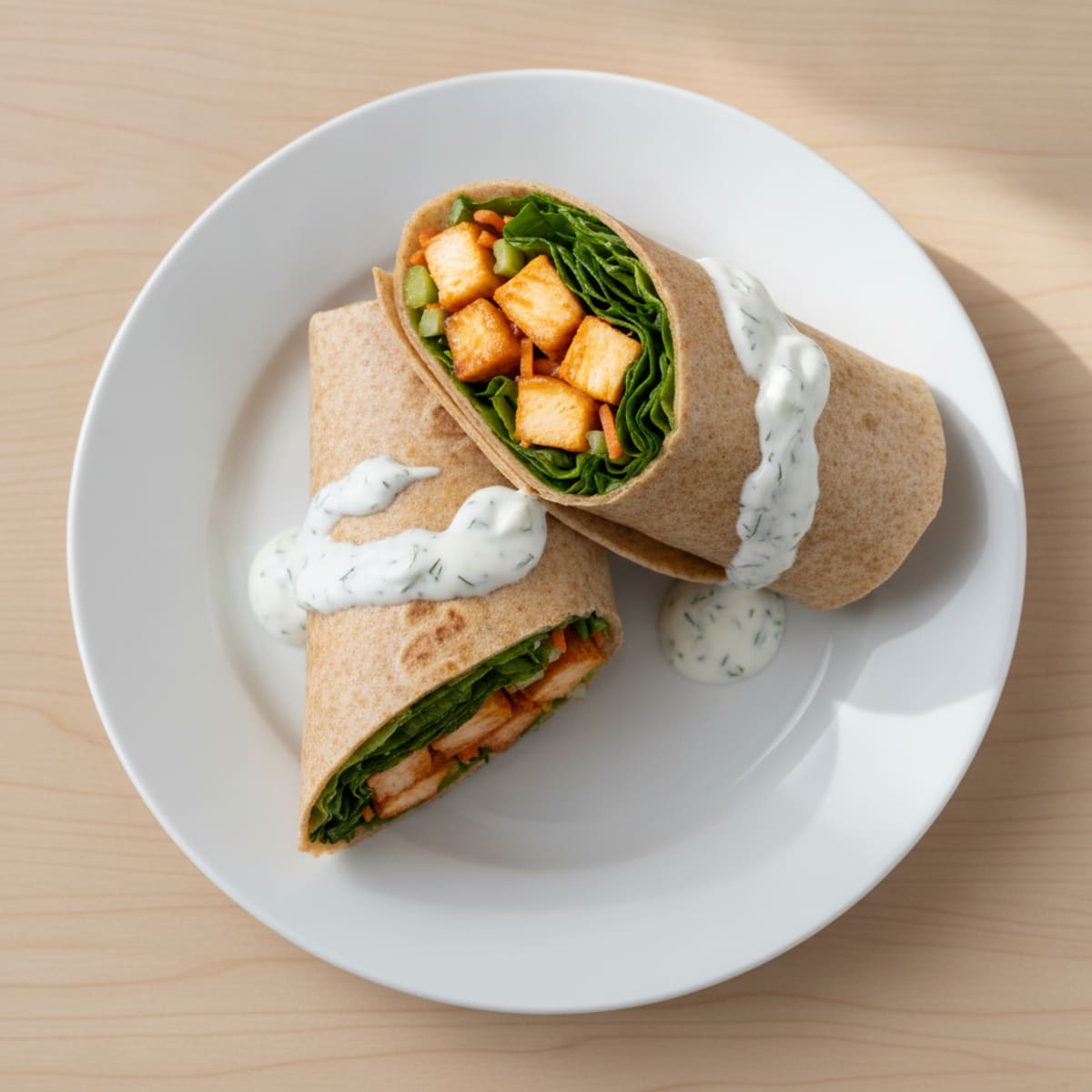 Buffalo Ranch Chicken Wrap