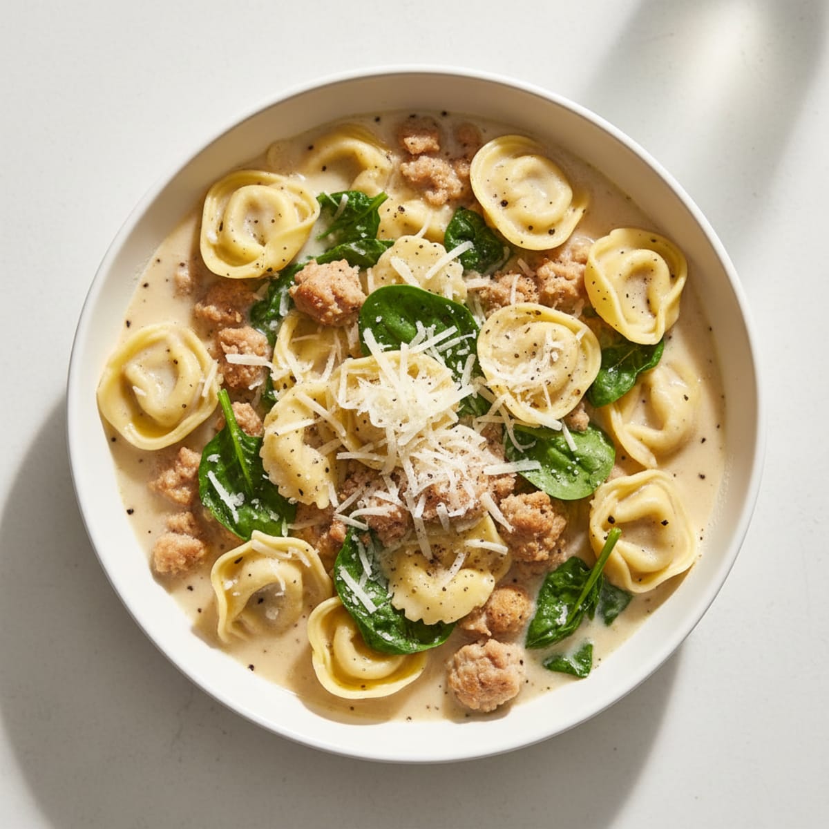 Ground Turkey Tortellini Soup