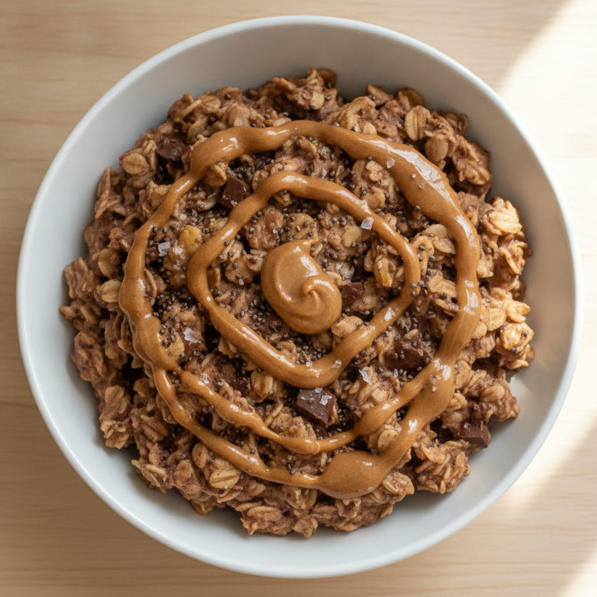 Chocolate Peanut Butter Protein Oatmeal