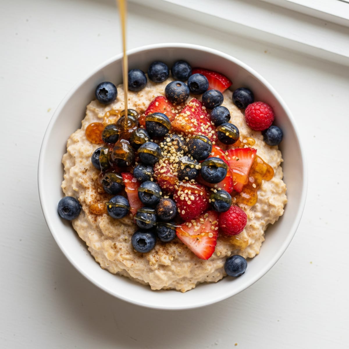 Maple Berry Oatmeal Power Bowl