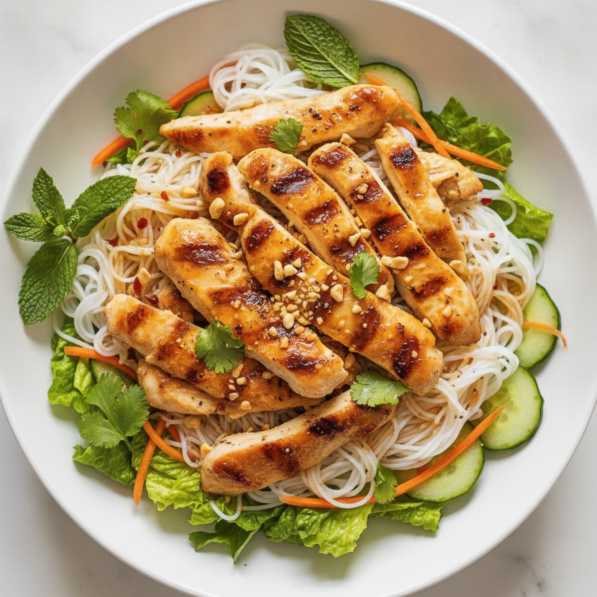 Vietnamese Vermicelli Noodle Bowl