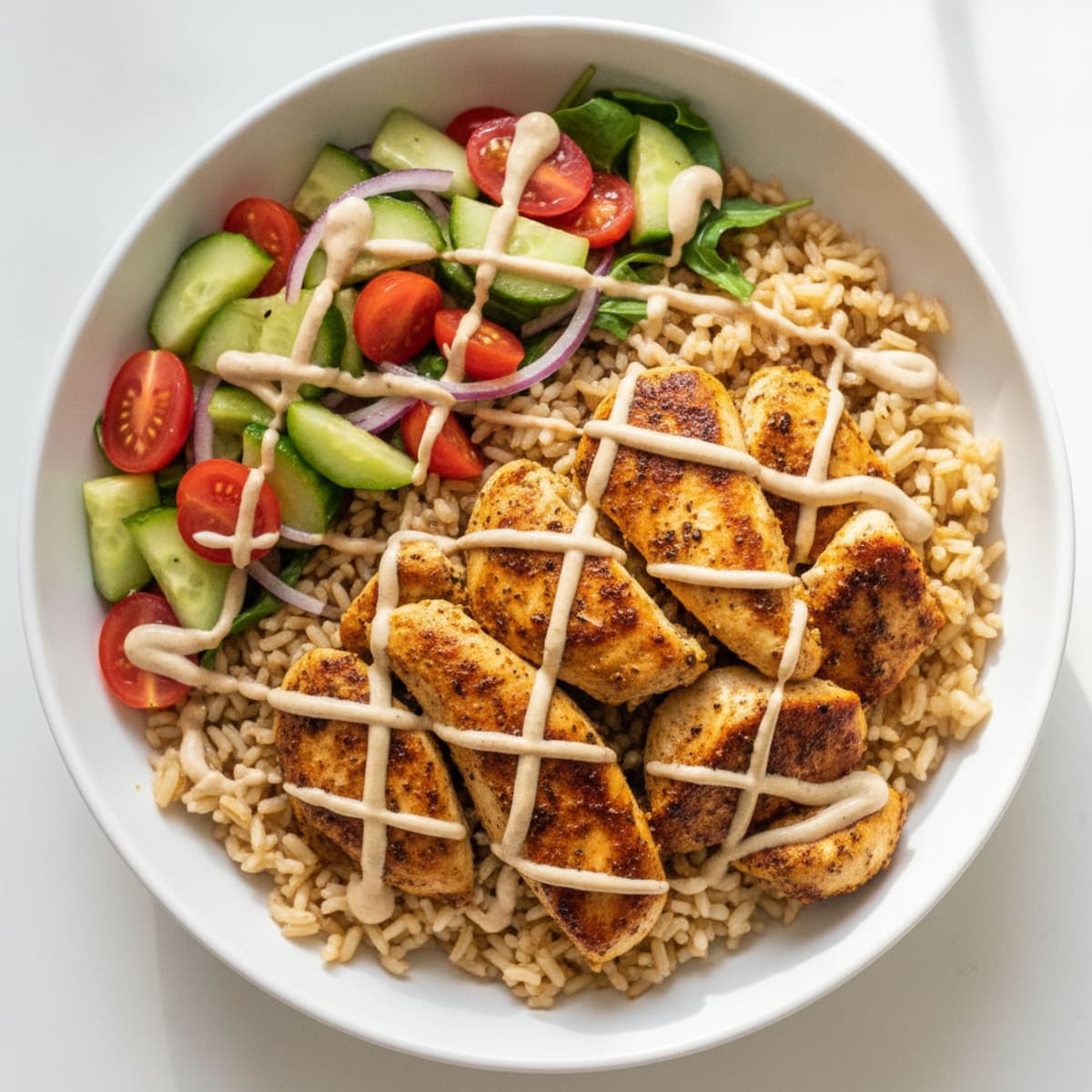 Chicken Shawarma Rice Bowl