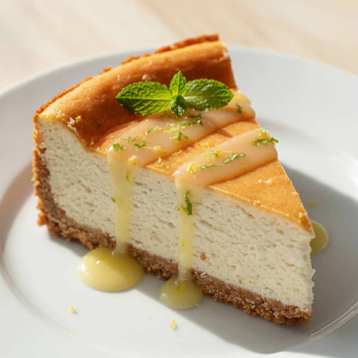 Creamy Greek Yogurt Protein Cheesecake
