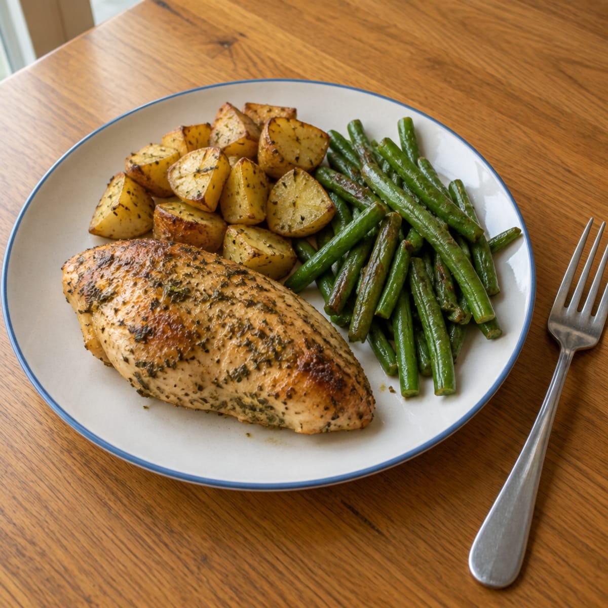 Lemon herb roasted chicken