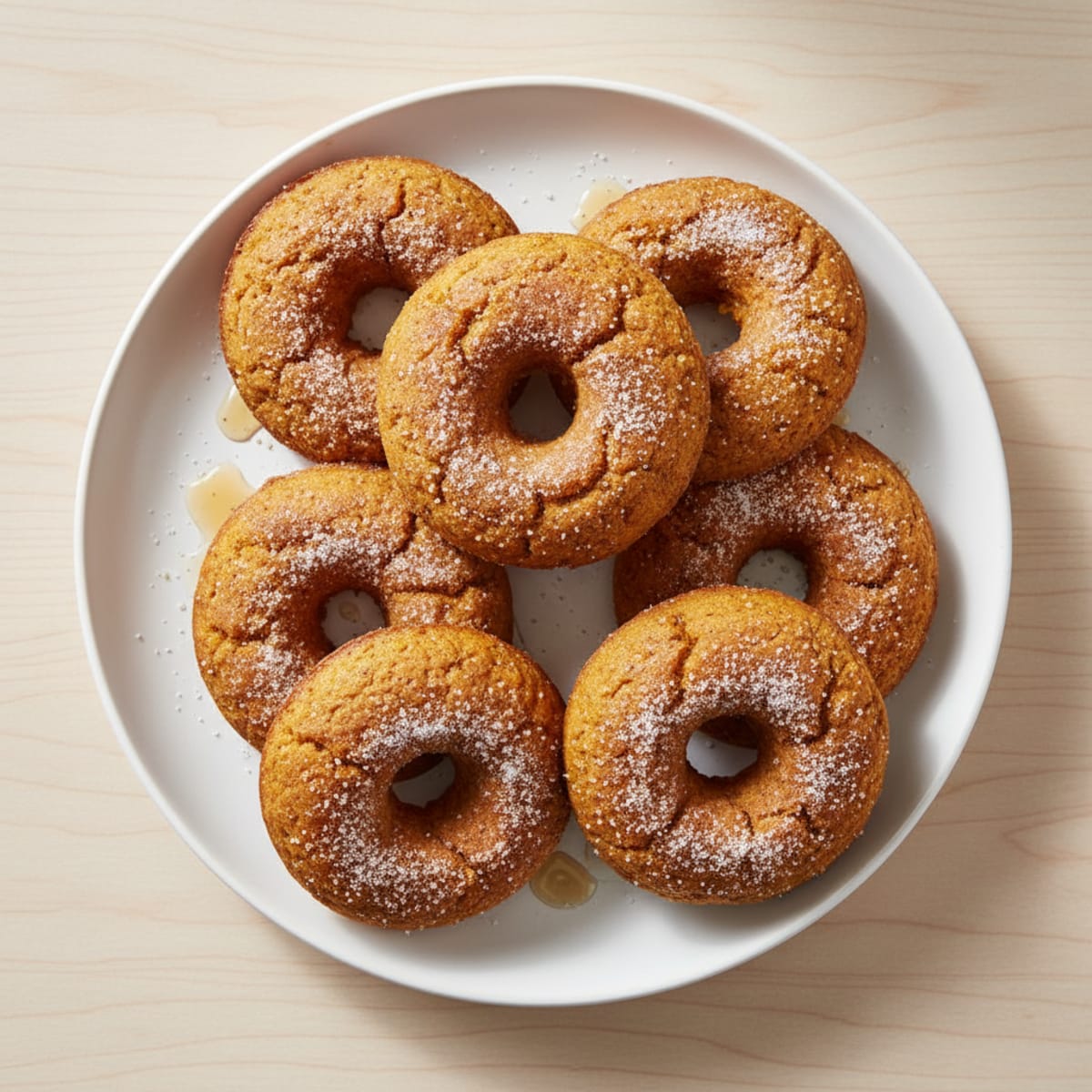 Baked Cinnamon Pumpkin Doughnuts