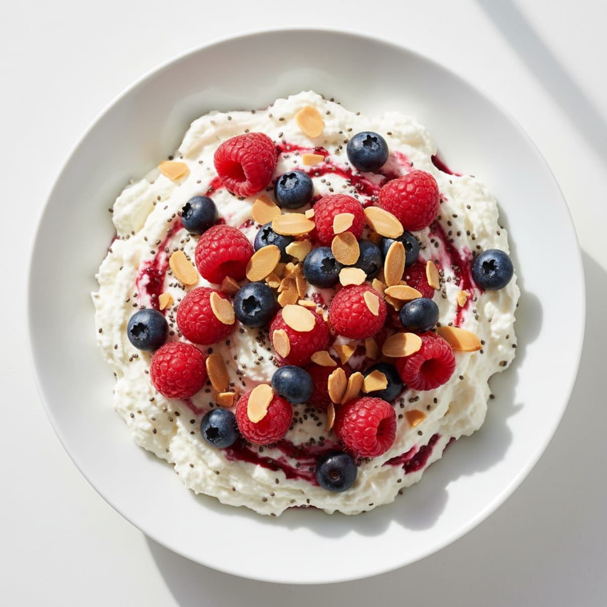 Silky Greek Yogurt Protein Pudding with Berries