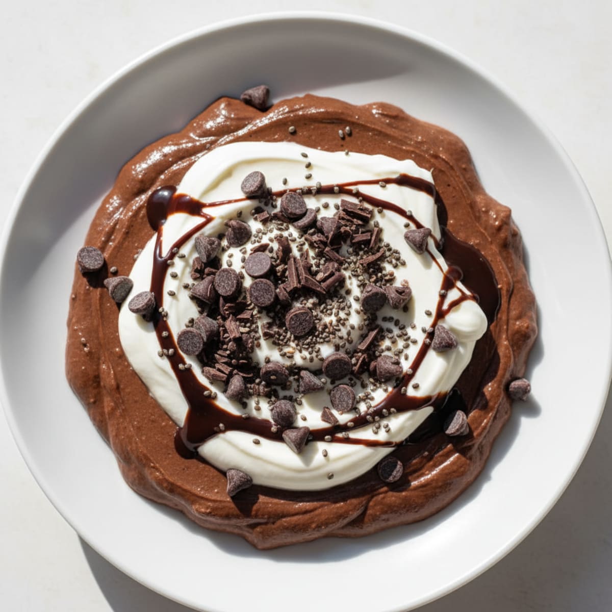 Silky Chocolate Protein Pudding with Greek Yogurt