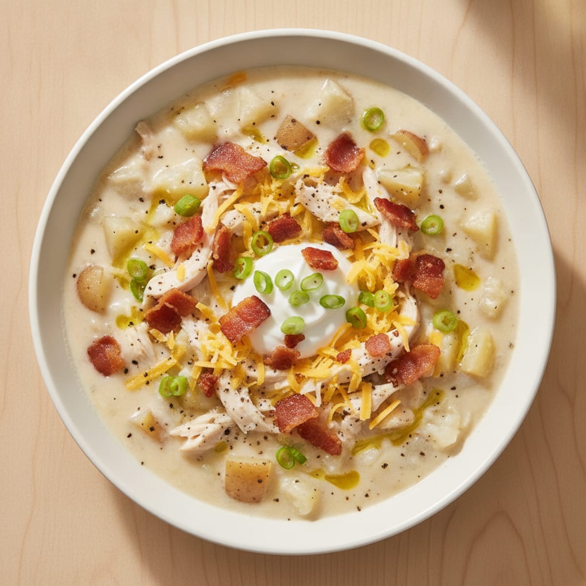 Hearty Loaded Baked Potato Soup