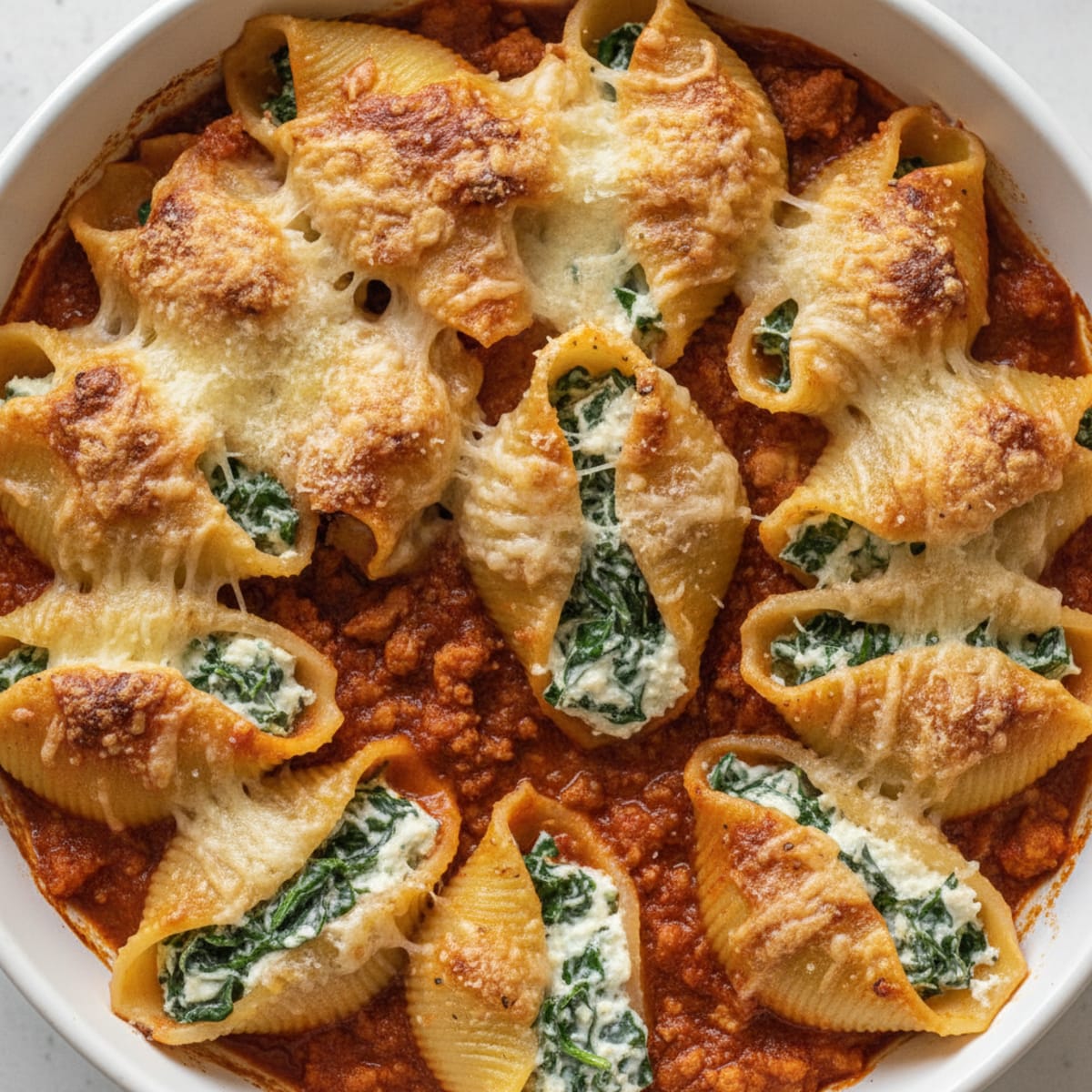 Spinach & Ricotta Stuffed Shells