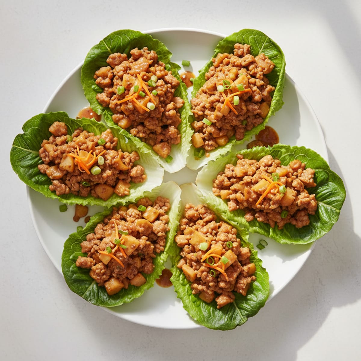 Ground Pork Lettuce Wraps