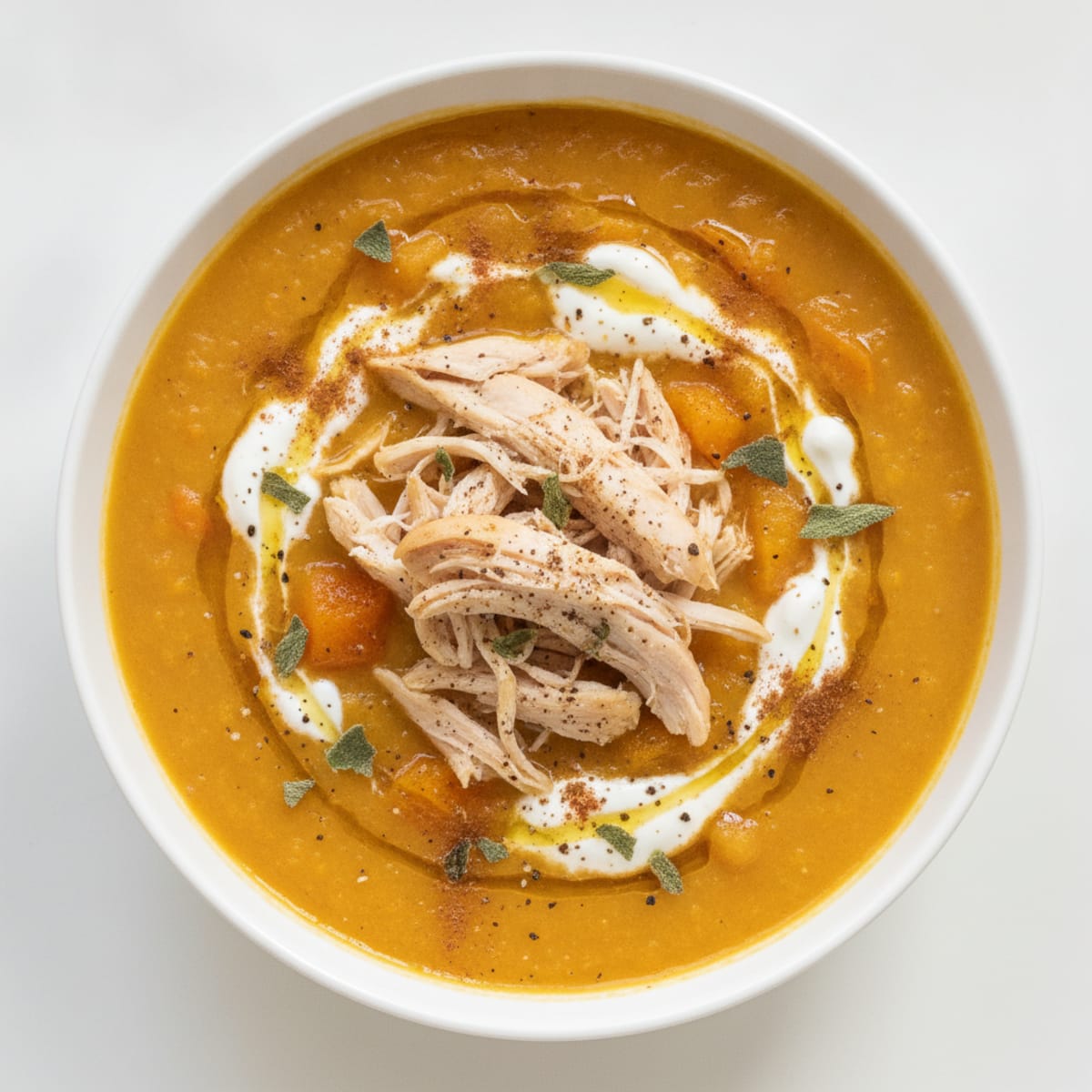 Roasted Butternut Squash and Apple Soup