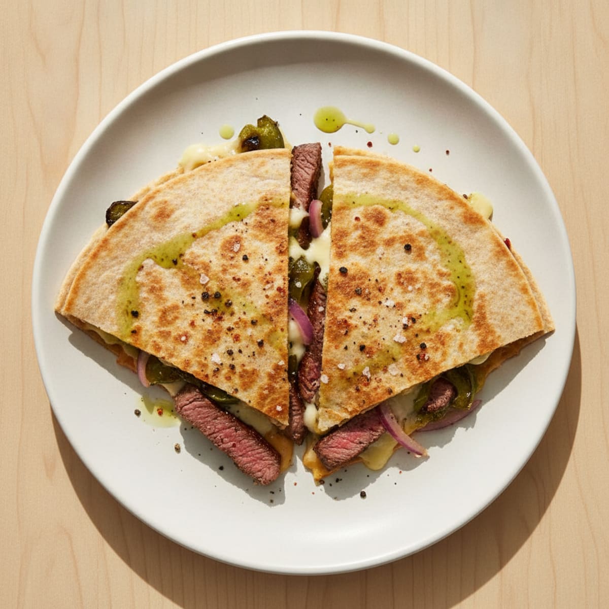 Steak and Poblano Quesadillas