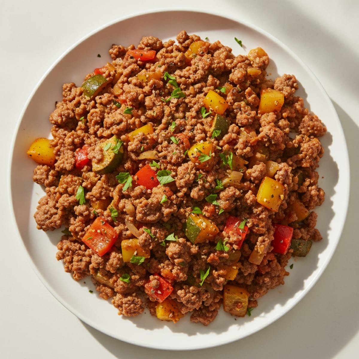 Ground Beef and Vegetable Skillet