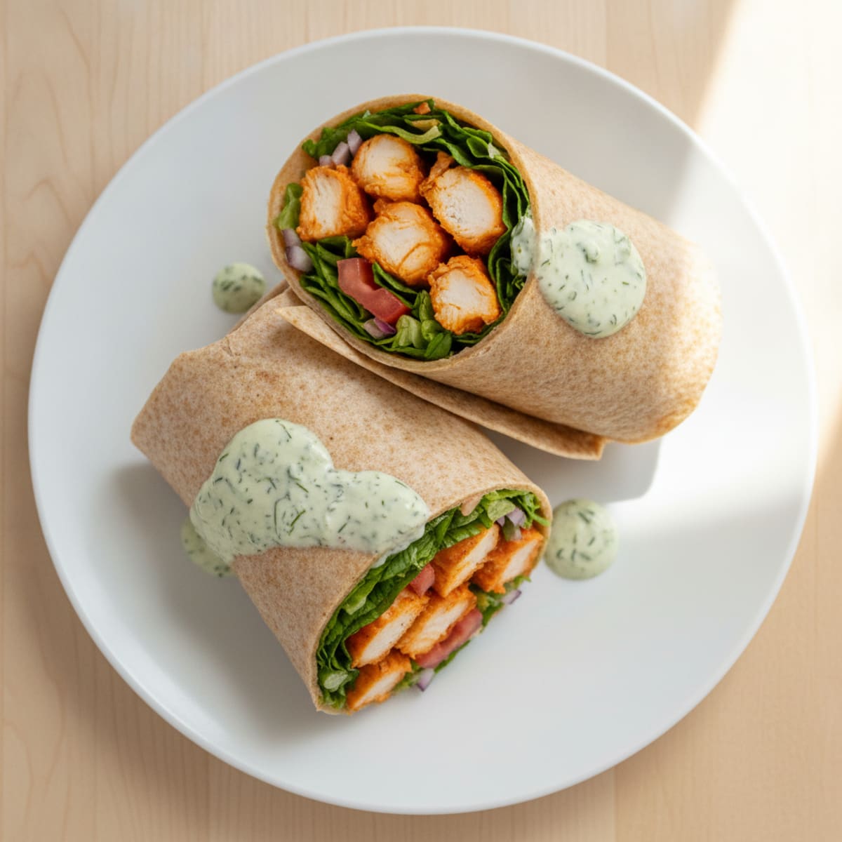 Buffalo Ranch Chicken Wrap