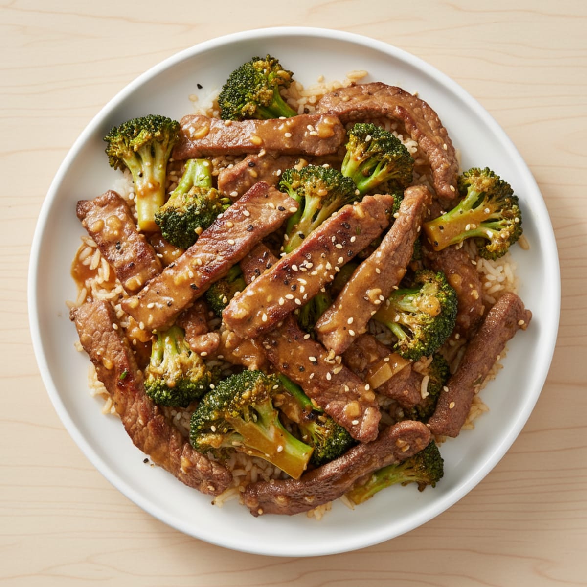 Sesame Beef and Broccoli Stir-Fry