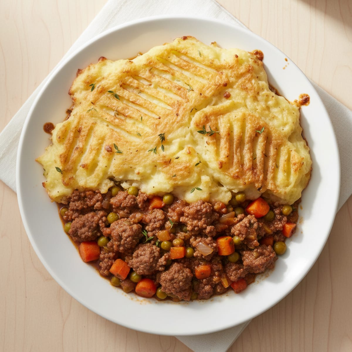 Classic Shepherd's Pie with Root Vegetables
