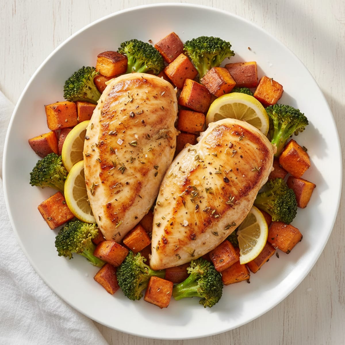 Lemon Herb Chicken and Roasted Vegetables