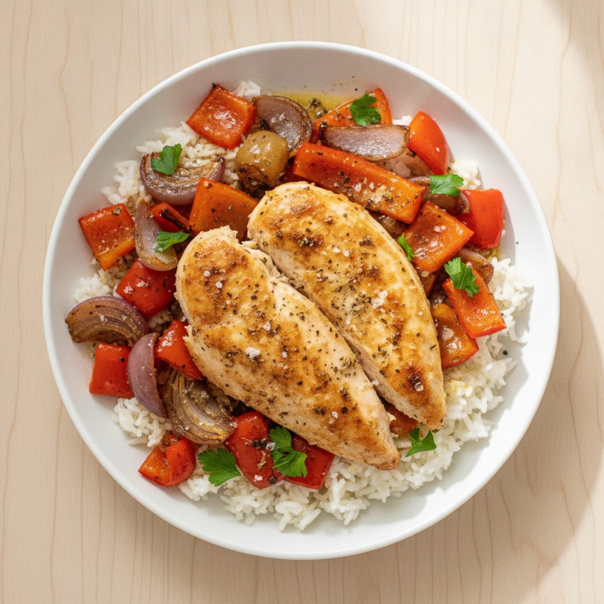 Instant Pot Chicken with Roasted Vegetables