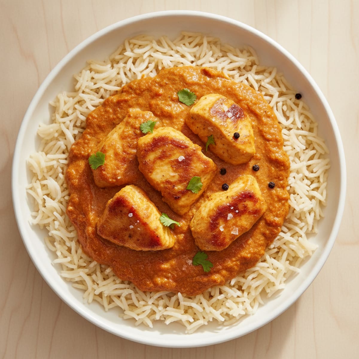 Spiced Butter Chicken with Basmati Rice