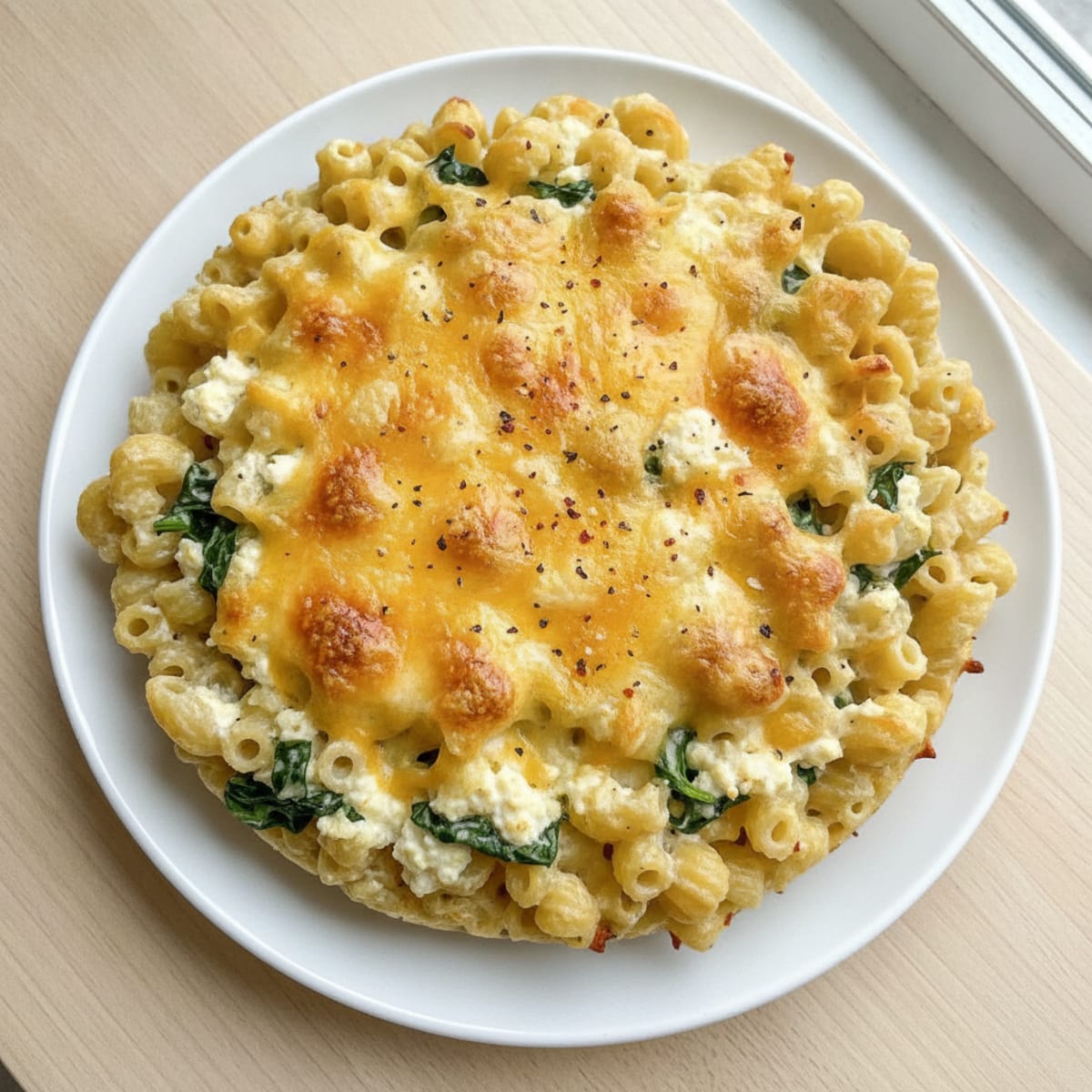Cottage Cheese Macaroni Bake
