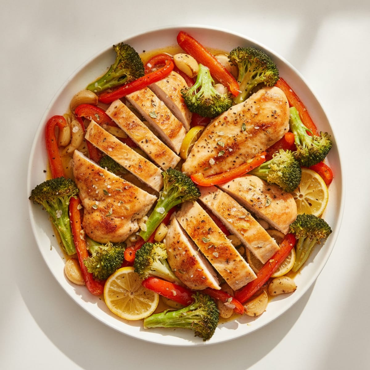 Sheet Pan Lemon Herb Chicken and Veggies