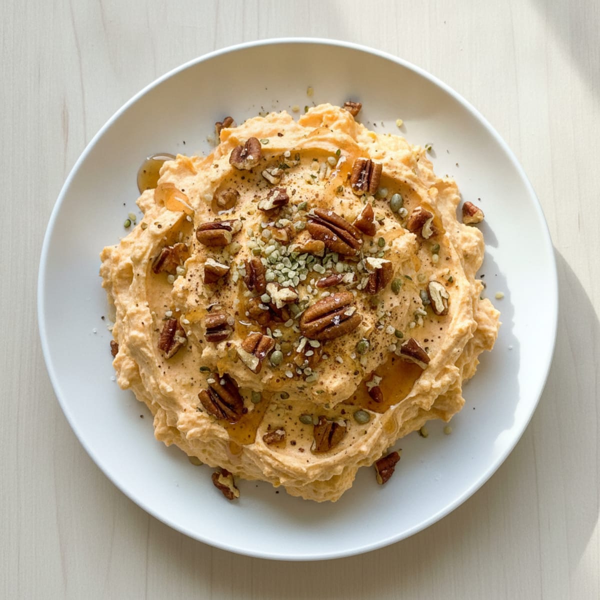 Whipped Pumpkin Cottage Cheese Delight