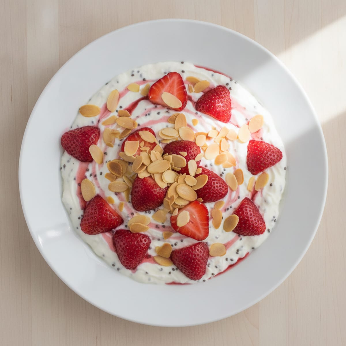 Silky Greek Yogurt Protein Pudding with Fresh Berries