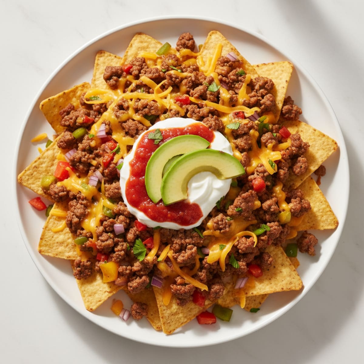 Loaded Beef Nacho Platter