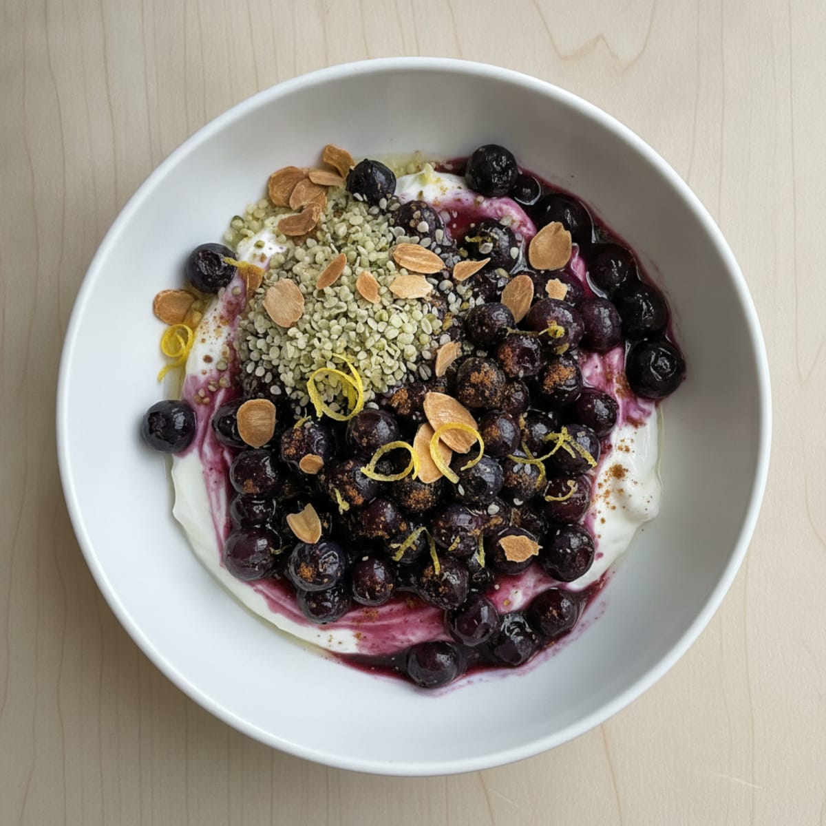 Blueberry Compote with Lemon Zest
