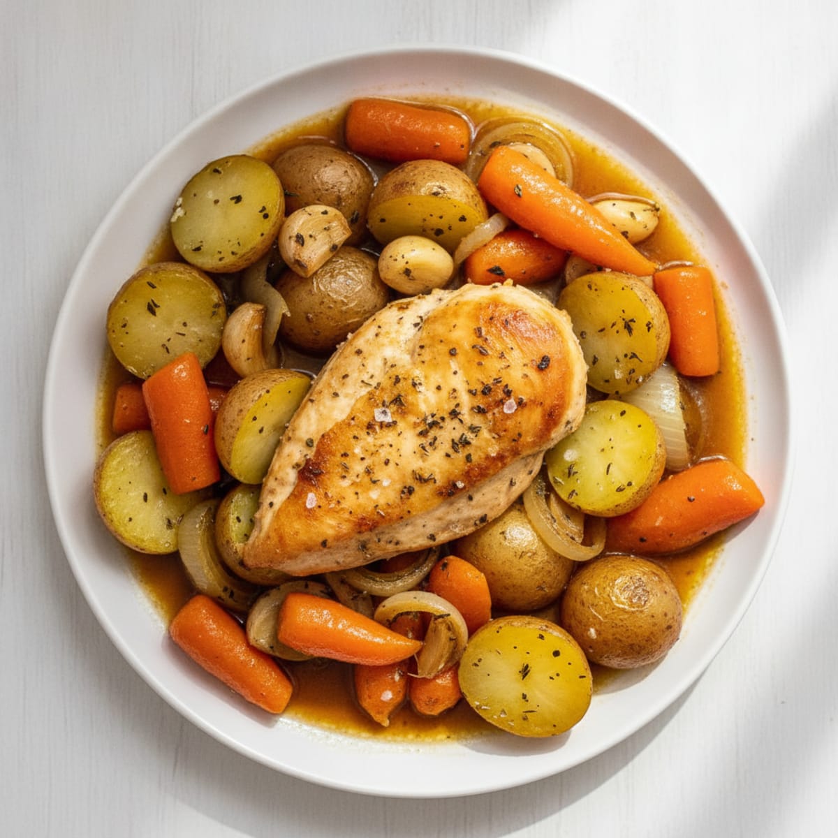 Slow Cooker Chicken with Herbs