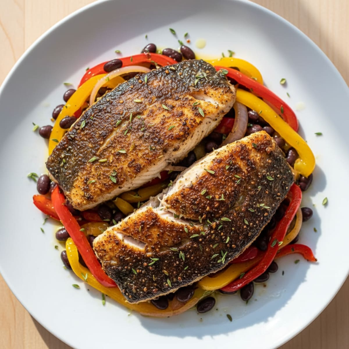 Cajun Blackened Catfish Fillets