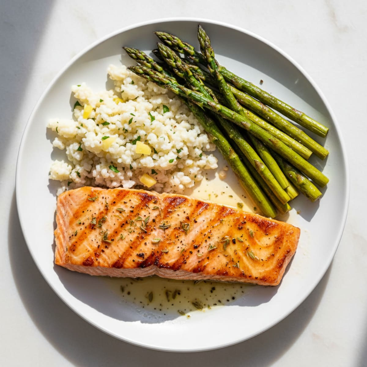 Lemon Herb Grilled Salmon