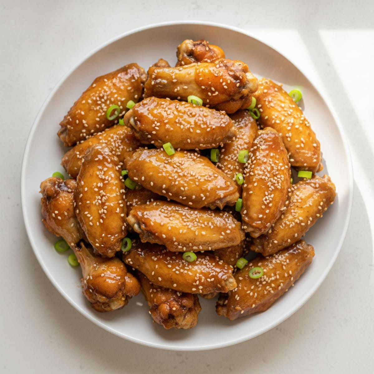 Sweet Honey-Glazed Chicken Wings