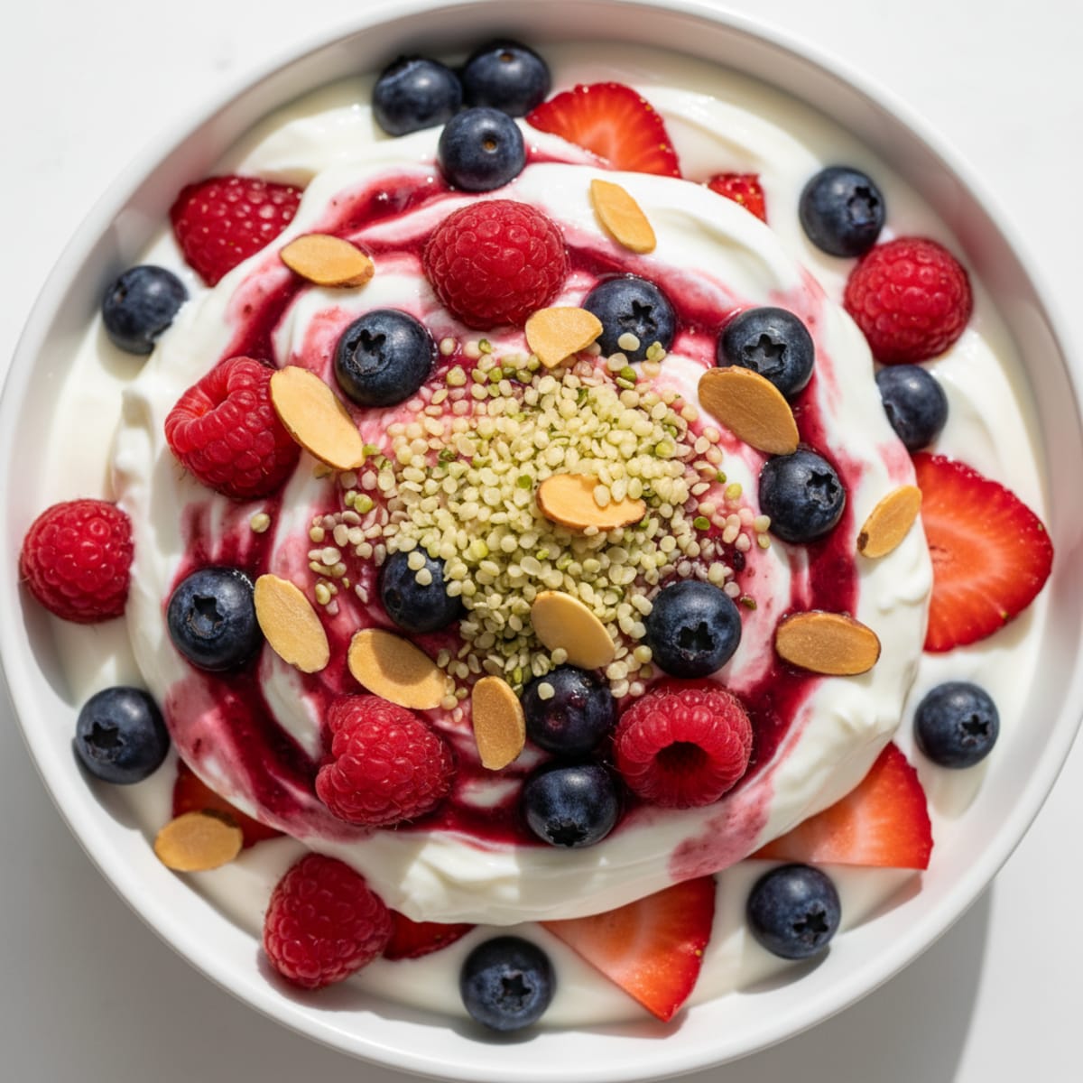Creamy Greek Yogurt Protein Parfait with Mixed Berries