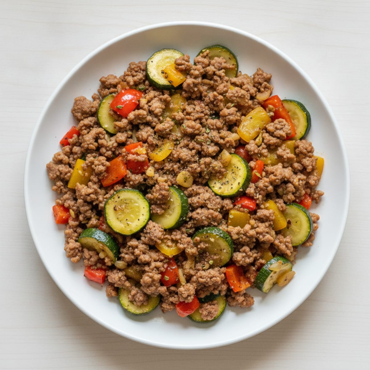 Ground Beef and Vegetable Skillet