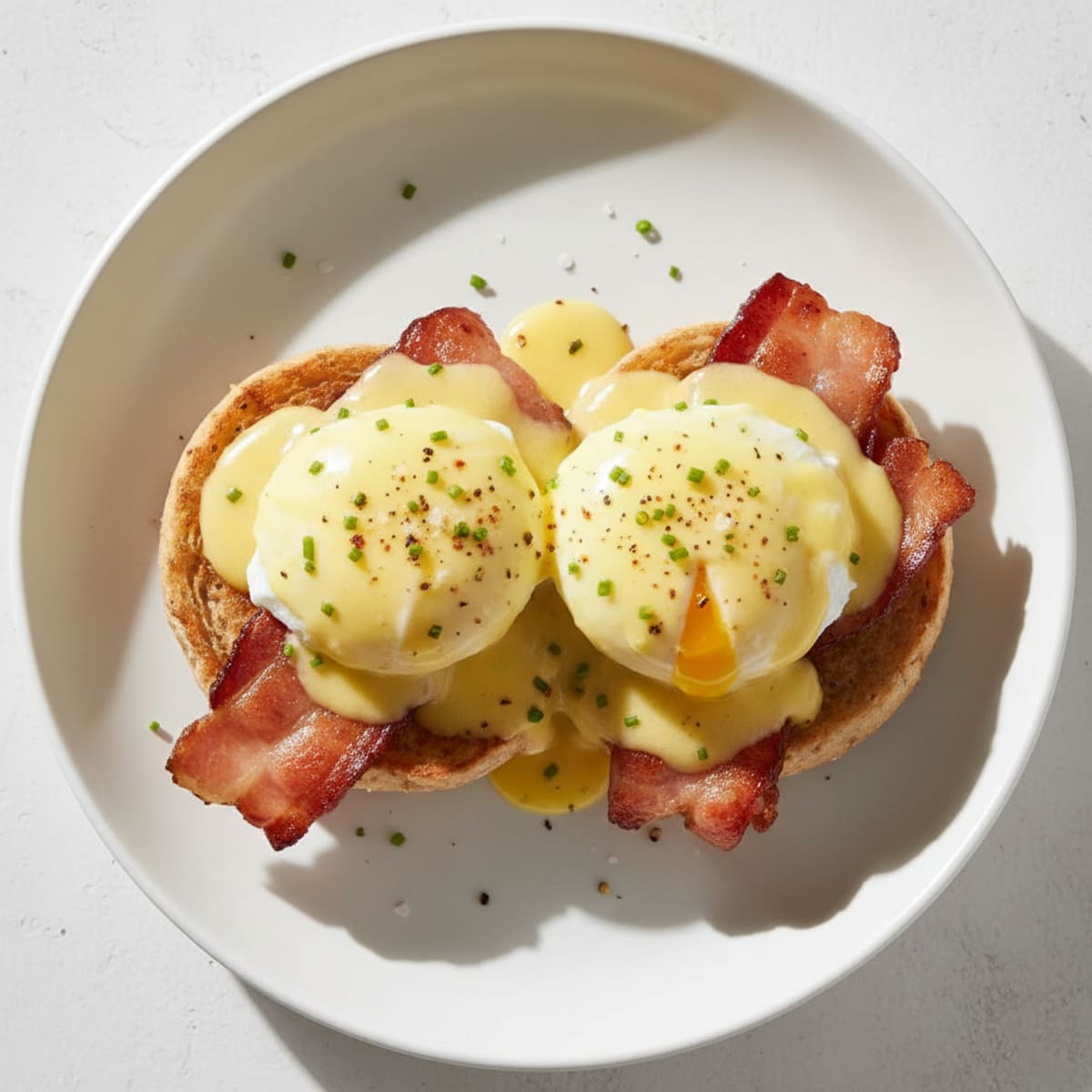 Classic Eggs Benedict with Hollandaise
