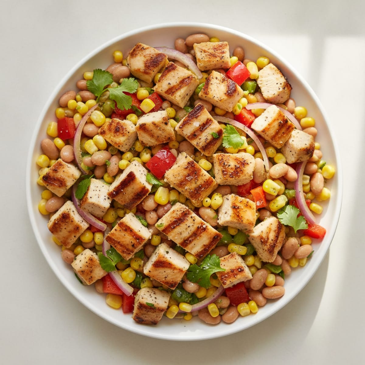 Savory Pinto Bean and Corn Salad
