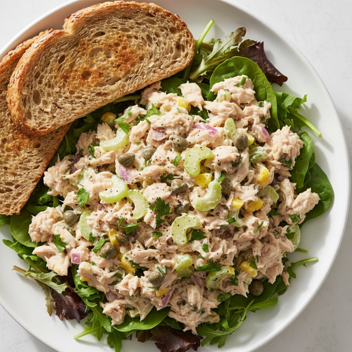 Lemon-Herb Mediterranean Tuna Salad
