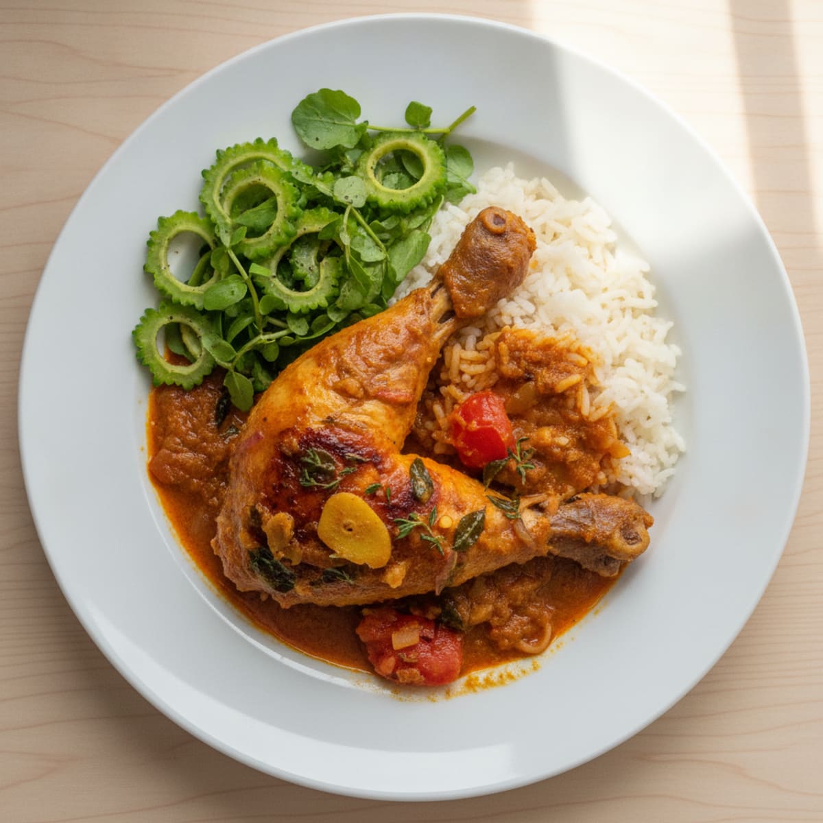 Mauritian Spicy Chicken Leg Curry
